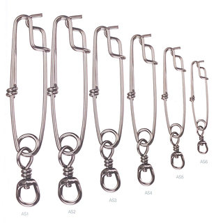 Edelstahl AS2 Snap mit BL Swivel zum Spearfishing Long Line Fishing
