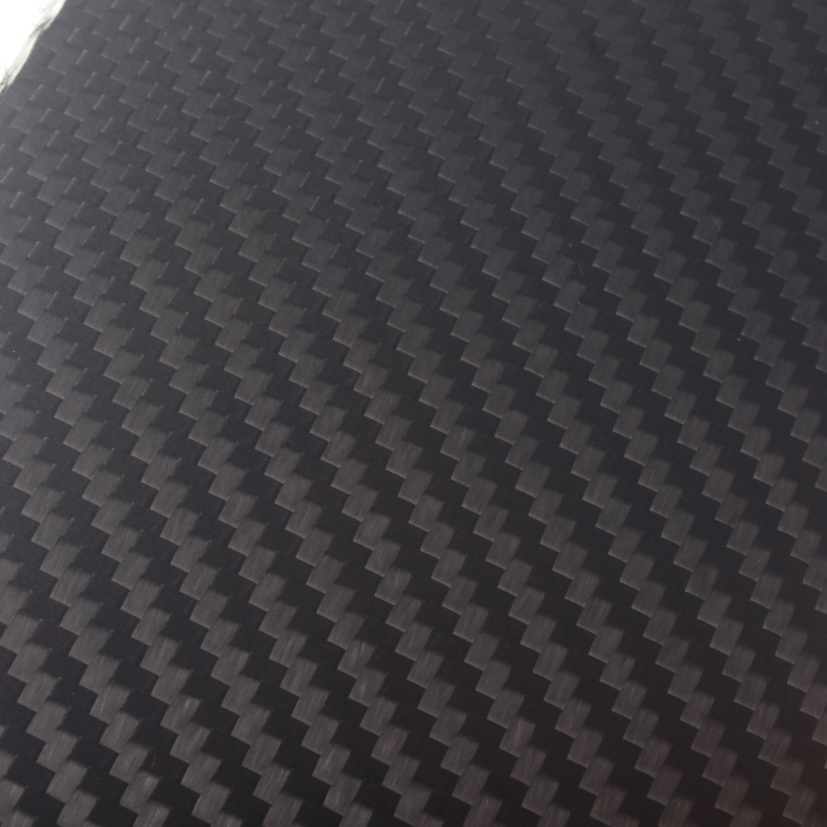 Kohlefaserplatte mit Leinwand-/Köperbindung, 1 mm x 100 mm x 250 mm 