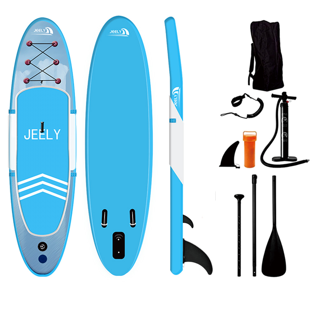 JEELY Adult Surfing Paddle Board Stand UP Paddle Board mit Flossen